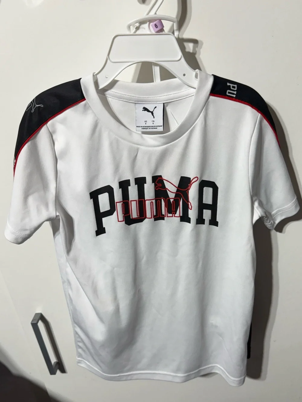 Boys Size 6 Puma 2 Piece Active Set Shirt & Shorts NEW